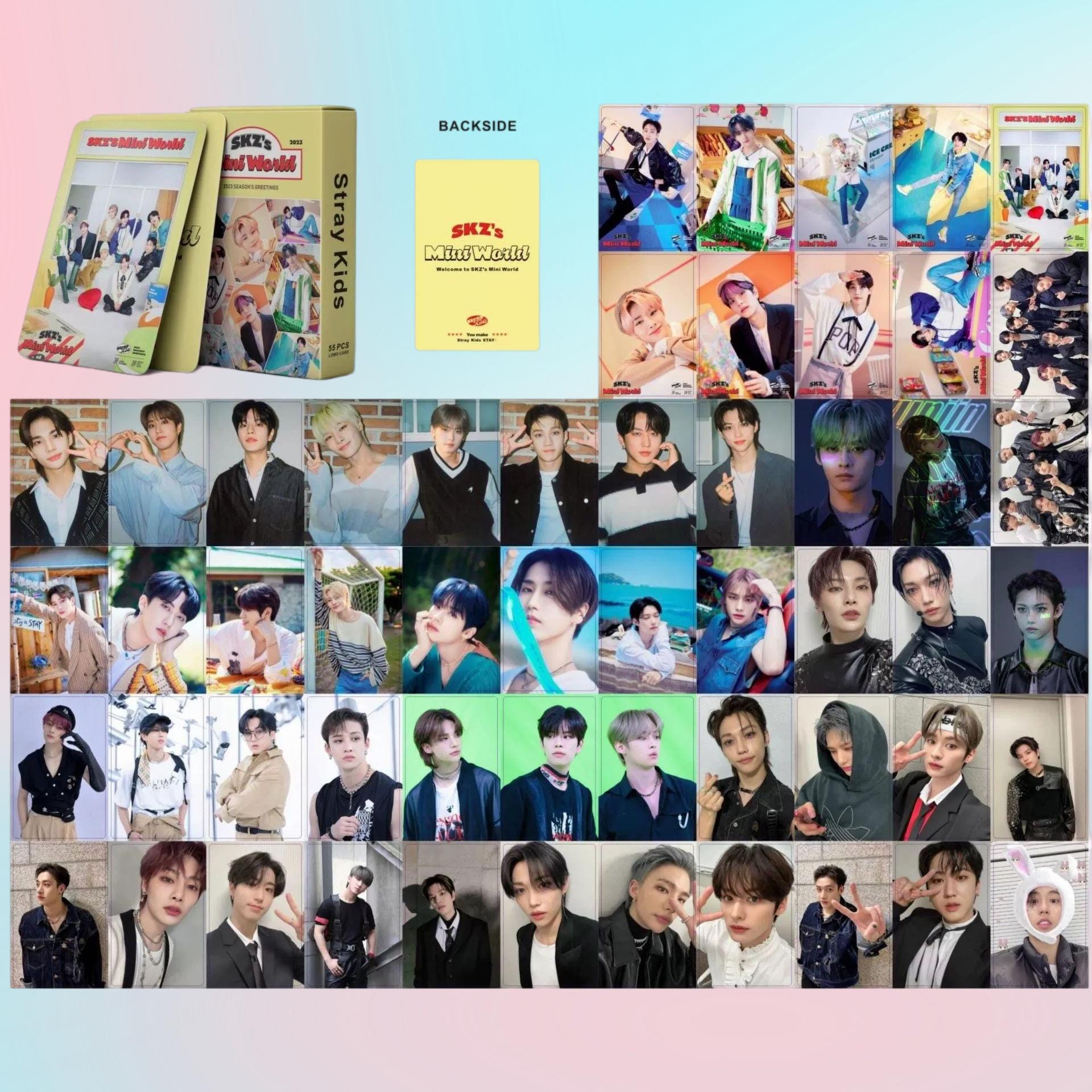Stray Kids Photocard Set 55PCS Photocard Set - Kpop Merchandise View 8