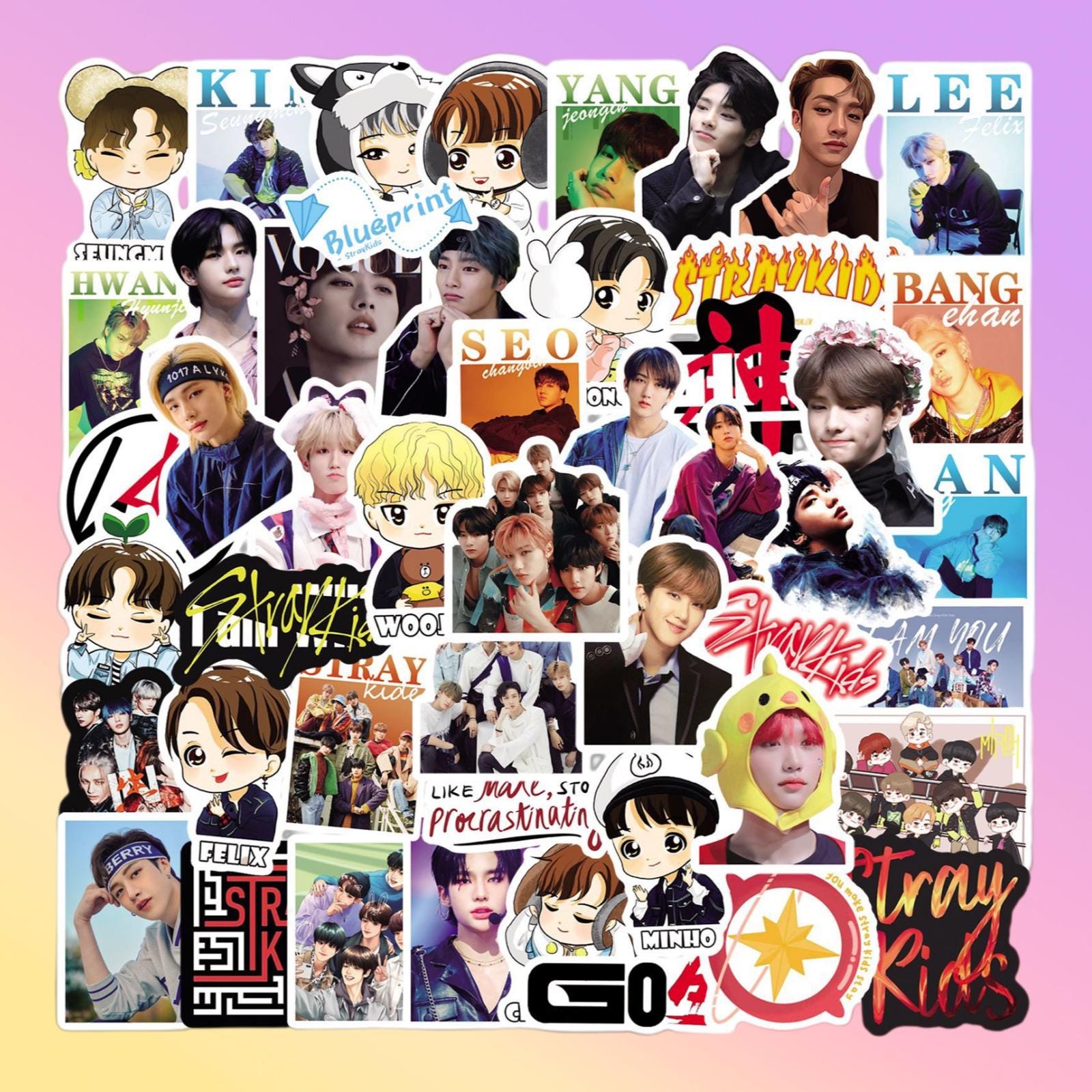 Stray Kids Sticker - Kpop Merchandise View 3
