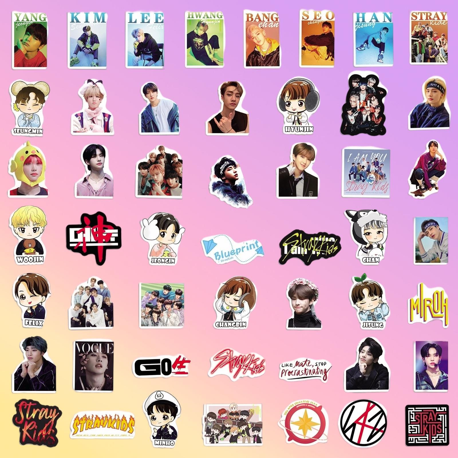 Stray Kids Sticker - Kpop Merchandise View 2