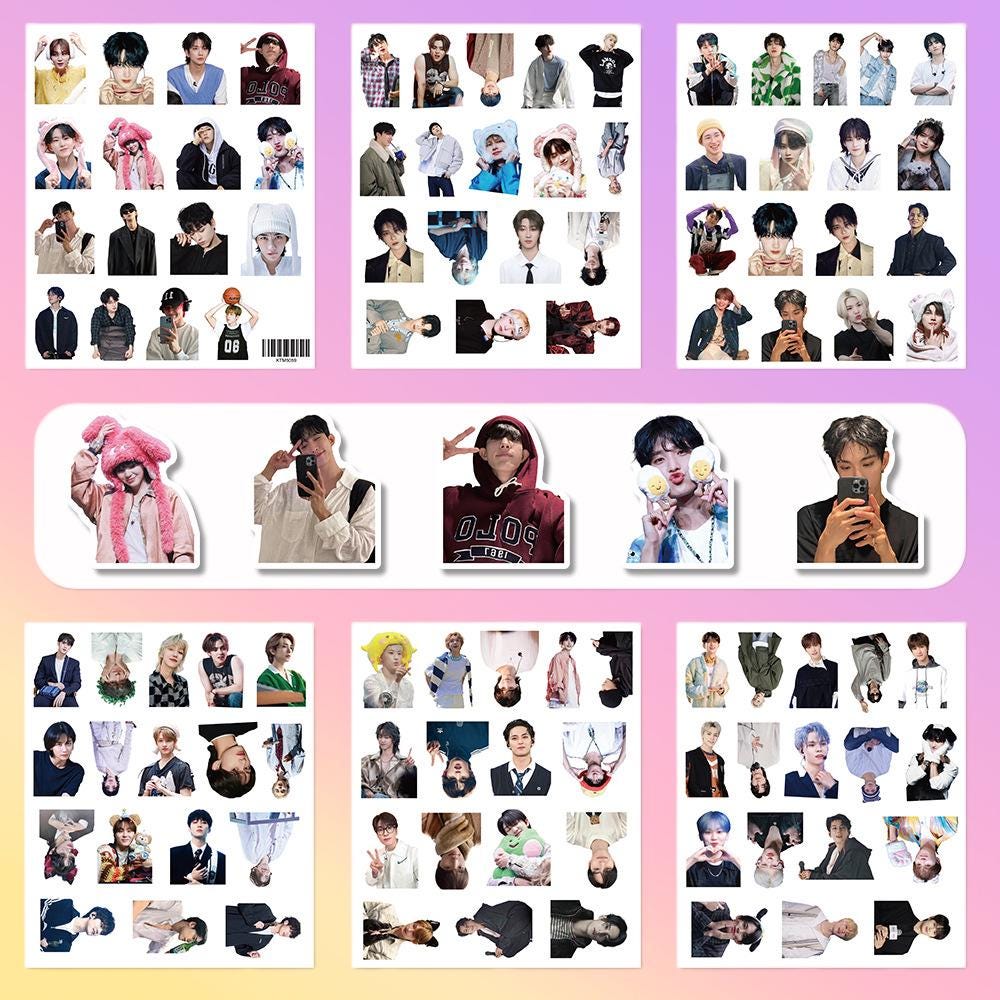 Kpoop Boys Group Sticker - Kpop Merchandise View 2