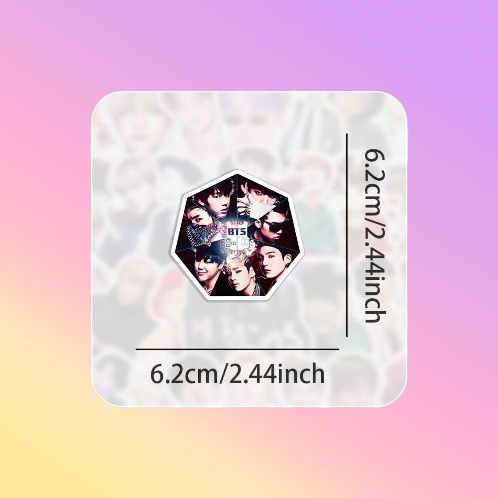 BTS Sticker - Kpop Merchandise View 5