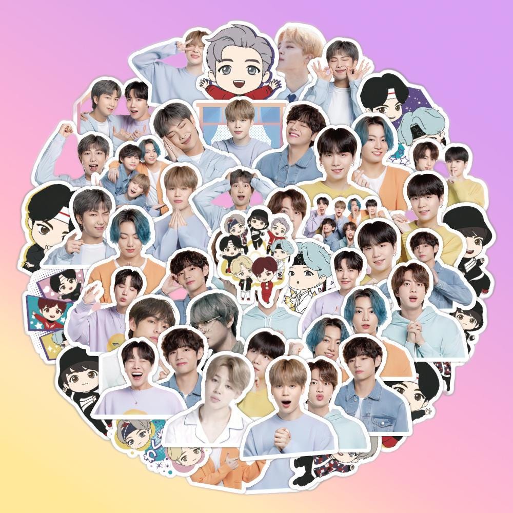 BTS Sticker - Kpop Merchandise View 1